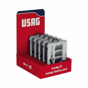 Ensemble d'outils Usag 341 Sh33 B5 en acier au chrome vanadium, boîte à douilles de 1/2 pouce, kit manuel, étui 37x28x8 cm - Product Image 1