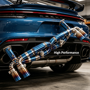 Sistema de Escape Catback de Titanio de Alto Rendimiento para Porsche <span class=keywords><strong>911</strong></span> <span class=keywords><strong>Turbo</strong></span> <span class=keywords><strong>S</strong></span> <span class=keywords><strong>991.2</strong></span> 2017-2019, Sonido Deportivo, Actualización Ligera - Product Image 2