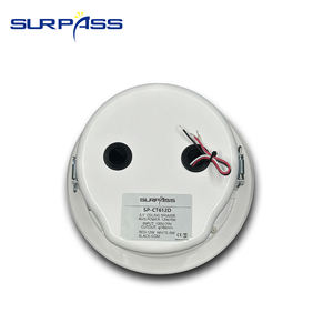 Mini Altavoz de <span class=keywords><strong>Techo</strong></span>, Sistema de Sonido para Habitaciones Pequeñas, Cubierta de Rejilla Metálica Resistente al Fuego, Altavoz de Interior PA de 25 W - Product Image 3