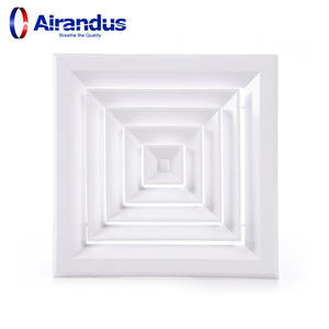 Modernes Design Aluminium Factory Supply Runddecken-Diffusor Luft entlüftung ventil Diffusor für Abluft gitter des HLK-Systems - Product Image 2