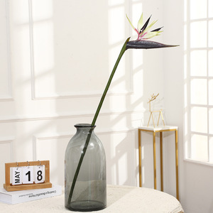 Tige d'oiseau de paradis artificielle de 88 cm, fleur réaliste de <span class=keywords><strong>Strelitzia</strong></span> Reginae pour mariage, décoration florale tropicale pour la maison et les vases - Product Image 2