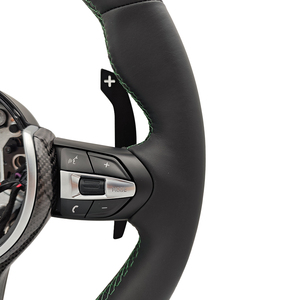 พวงมาลัยคาร์บอนไฟเบอร์สีเขียว รุ่น M Sport สำหรับ BMW F01 F07 F10 F15 F16 F20 F21 F22 F25 F26 F30 F32 F33 F36 M3 F80 - Product Image 4