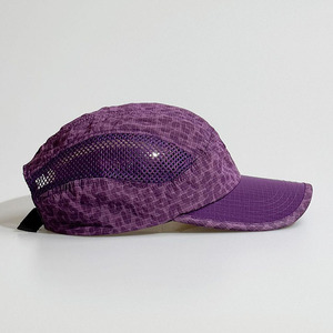 Gorra de Béisbol Deportiva Personalizada de Secado Rápido, 5 Paneles, Visera Curva, Ligera, con Estampado de Leopardo, de Nailon, para Campamento y Actividades al Aire Libre - Product Image 4