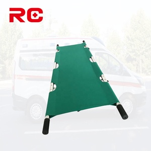 Brancard médical manuel non pliable, cadre robuste, tissu PVC 600D, équipement de transport de patients durable, capacité 160 kg, certifié CE - Product Image 4