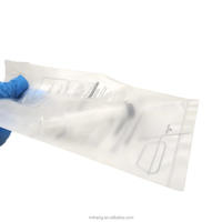Pochettes en plastique PE transparentes de qualité supérieure 4'x8' imperméables, stérilisées par EO, avec marquage à chaud pour l'emballage de seringues à insuline médicale