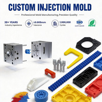 Pièces de moule en plastique personnalisées à bas prix, service de moulage par injection de plastique ABS transparent, provenant d'un fabricant chinois