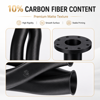 Filamen Printer 3D Becreative PETG-CF 1.75mm 1KG Kekuatan & Ketangguhan Tinggi untuk Pencetakan FDM, Kekakuan/Kekerasan Tinggi