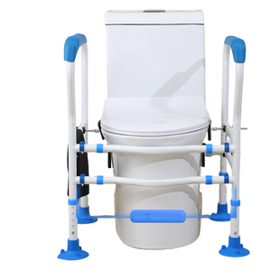Medical Adjusta ble Deluxe WC Sicherheits rahmen Badezimmer Handlauf Assist Haltegriff Griff Stand Alone Toiletten schiene - Product Image 5