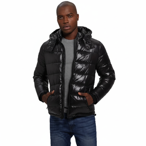 Veste d'hiver matelassée pour homme, imperméable et respirante, personnalisable OEM, style tendance, vente chaude, nouveau modèle, Pakistan - Product Image 1