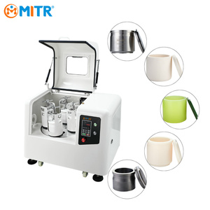 प्रयोगशाला नैनो पीसने के लिए 4 बॉल मिल जैर के साथ माइटर लैब छोटे ग्रह ऊर्ध्वाधर बॉल मिल मशीन - Product Image 2