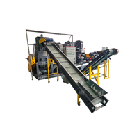 Granulateur de câbles en cuivre entièrement automatique 150-800 kg/h, équipement de recyclage avec lames en alliage 200/300/400/500, moteur 72 kW, haute pureté