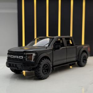 Ford F150 Pickup Modellino in Metallo 1:32 con Suoni <span class=keywords><strong>e</strong></span> Luci, Porte Apribili, Modello in Lega con Funzione Pullback - Product Image 4