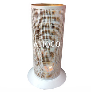 Atiqco European Handmade Metal Votive <b>Candle</b> <b>Stick</b> Holder White Wash Digital Printing 1 Color for Living Room Home Decoration - Product Image 5