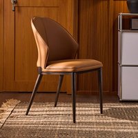 Chaises de salle à manger d'hôtel très vendues, chaises modernes minimalistes pour la maison, chaises de restaurant avec dossier, robustes et confortables