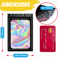 Bolsas de Mylar Personalizadas con Cierre Hermético y Ventana Transparente para Empaque de Dulces, Hierbas, Flores y Alimentos, 3.5g 7g 14g 28g