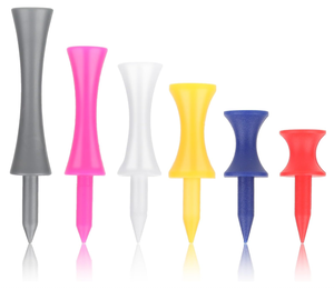 ทีตีกอล์ฟไม้ไผ่พลาสติกคุณภาพพรีเมียม หลายสี หลายขนาด 7 สี อุปกรณ์เสริมสำหรับฝึกซ้อมกอล์ฟ - Product Image 1