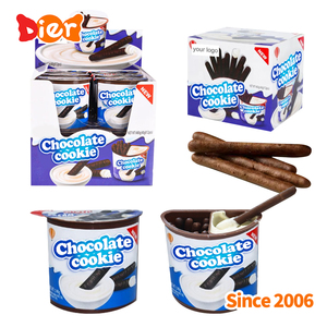 Vente en gros de bonbons personnalisés marque privée halal croustillant solide barre de chocolat de Dubaï à la crème de biscuits enrobés de confiture de noix en bâton - Product Image 6