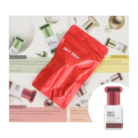 Extension de cils de haute qualité, séchage en 1 à 2 secondes, colle rouge ciel 5 ml, personnalisable, originale de Corée, sans latex, adhésif pour cils
