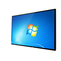 Panel PC de 32 43 55 65 Pulgadas con Pantalla Táctil Capacitiva, Sin Marco, Montado en la Pared, Portátil, Interactivo, con Control Remoto Bluetooth, Reproductor Multimedia