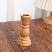 Porte-bougie en bois poli de qualité supérieure, formes variées, accessoires modernes pour table, porte-bougie pour la décoration de la maison, des hôtels et des restaurants