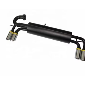 MAX Auto da corsa motore in acciaio inox doppio 2 "silenziatore punta CATBACK per 85-89 TOYOTA MR2/MR-2 W10 SW 4A-GE - Product Image 1