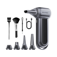 Souffleur Dépoussiéreur Électrique Sans Fil WOLFBOX MF100 Super Puissant 150000 tr/min, Rechargeable, Moteur Brushless, 3 Vitesses Réglables