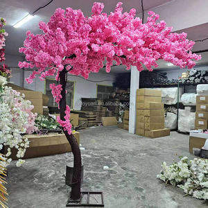 F322, venta al por mayor, 3m, planta de flores de simulación para interiores y exteriores, árbol falso, Sakura japonés, curva artificial, árbol de flor de cerezo - Product Image 4