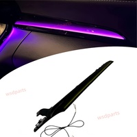 Pour Mercedes-Benz X253 W205, panneau d'ambiance du copilote, garniture du tableau de bord côté passager, pièces de garniture, éclairage ambiant LED