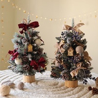 Décorations de Noël DIY : Petits sapins de Noël 45/60CM en PET pour bureau et fenêtre