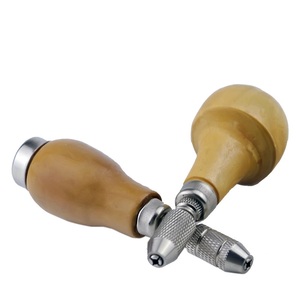 Manico in Legno per Orafo con Mandrino a 3 Griffe da 1 mm, 2,35 mm, 3 mm, Morsa a Spillo per Zigrinatura e Orologeria - Product Image 1