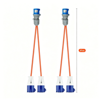 Câble d'extension électrique répartiteur 16 A mâle-femelle, prise 3 broches, adaptateur de raccordement 2 voies pour camping-car et caravanes