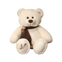 Ours en Peluche en Gros Ours Nœud Papillon Fleur Cadeau Saint-Valentin