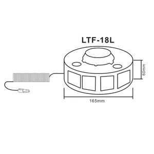 Luz de Advertencia de Emergencia para Tráfico, Color Ámbar, DC 12 <span class=keywords><strong>V</strong></span> a 24 <span class=keywords><strong>V</strong></span>, Redonda, LED, Súper Brillante, con 14 LED de Potencia - Product Image 2