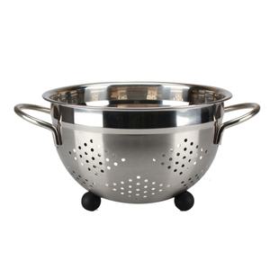 Passoire en acier inoxydable 4,8 L / 5 quarts - Passoire en métal à gros trous et poignées - Product Image 1