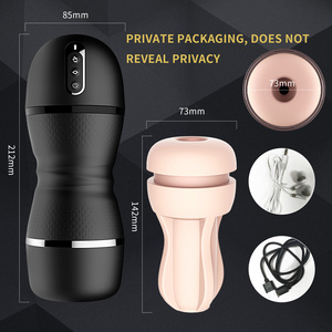 Juguetes <span class=keywords><strong>de</strong></span> masturbación masculina 2 en 1 Copa <span class=keywords><strong>de</strong></span> masturbación manual Diseño <span class=keywords><strong>de</strong></span> simulación 3D Succión erótica para hombres - Product Image 2