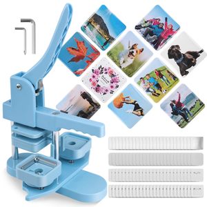 Square <strong>Button</strong> Maker Kit Press <strong>Machine</strong> 100 Set DIY Square Photo Picture Badge <strong>Button</strong> <strong>Button</strong> <strong>Making</strong> <strong>Machines</strong> - Product Image 1