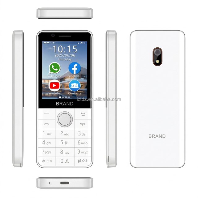 OEM ODM Android Keypad Phone 4G VoLTE Unlocked Phone Touch-Screen Customizable Buttons for Keypad 2.8inch Smart Phone 4G
