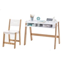 Ensembles de Table et chaise en bois, chambre d'enfants, table oblong, table d'apprentissage pour enfants, bureau d'étude pour enfants et étudiants