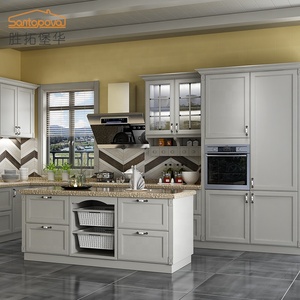 China Contemporánea de alto brillo de cocina de melamina, muebles de gabinetes de cocina de los precios armario de madera gabinetes de Base - Product Image 3