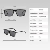 Lunettes optiques de haute qualité avec monture en acétate et branches en titane, lunettes de vue, lunettes anti-lumière bleue, lunettes de lecture