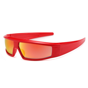 Lunettes de soleil enveloppantes punk Y2K pour femmes, lunettes de soleil futuristes tendance, lunettes de soleil vintage rectangulaires pour hommes, grandes montures, lunettes de soleil d'extérieur <span class=keywords><strong>2023</strong></span> - Product Image 6