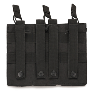 Protector Plus - Bolsa Táctica para Cargador de Pistola, Accesorio para Chaleco Molle, Paquete de Accesorios de Nailon de Alta Densidad, Triple Compartimento para Cargadores - Product Image 2