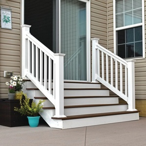 Ringhiera per Balcone in <span class=keywords><strong>PVC</strong></span> da Esterno, Ringhiera per Scale in Vinile, Recinzione Economica in Plastica Bianca per <span class=keywords><strong>Balconi</strong></span>, Recinzione Verticale per Balcone - Product Image 1