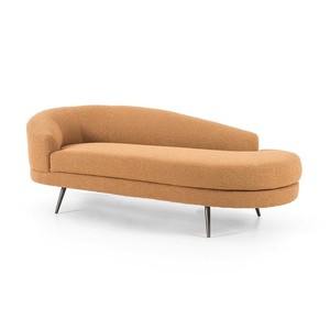 Chaise Longue de Lujo Estilo Nórdico, Moderna Italiana con Relleno de Espuma Afelpada, para Sala de Estar o Dormitorio - Product Image 3