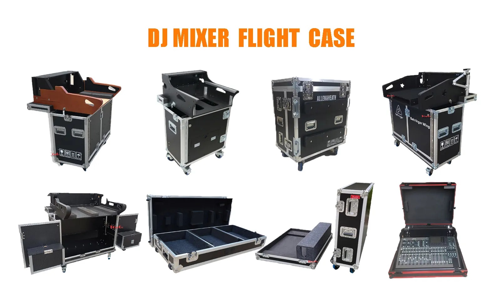 Allen & Heath QU-24ホイール付きミキサーフライトケース| Alibaba.com