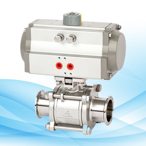 Robinet à boisseau sphérique fileté en acier inoxydable 3 pièces à orifice complet - Product Image 3