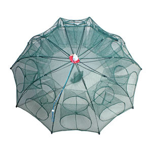 8 delik tuzak yengeç balık tuzakları katlanabilir balıkçılık yem tuzak Cast Net kafes - Product Image 4