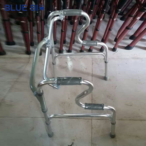 <span class=keywords><strong>Aide</strong></span> à la marche pliable légère à quatre pieds BLUE BIO réglable en hauteur pour les personnes âgées, assistance à la marche en intérieur et en extérieur - Product Image 4