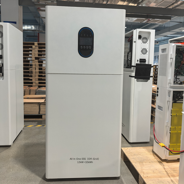 12Kw 32Kwh Hybrid Solar Inverter Battery All in One Ess Mppt Pure Sine Wave Off Grid Grid Tie Ups Home Energy Storage