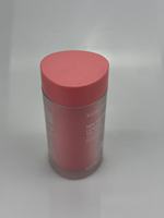 Flacon à pilules en acrylique à double paroi épaissi, emballage de luxe pour compléments alimentaires en poudre et capsules, taille personnalisée
